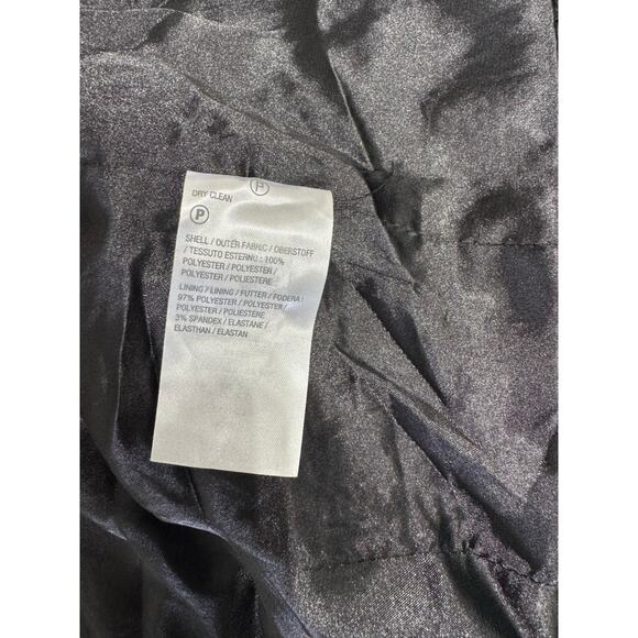 QVC Susan Graver Cropped Tweed Blazer w/ Fringe Detail BLACK NWOT Size 12 - Picture 8 of 8